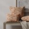 Brown Orange Rust Performance Grade Tapestry Woven Pattern Upholstery Fabric by The Yard - SKU: Petunia Mahogany